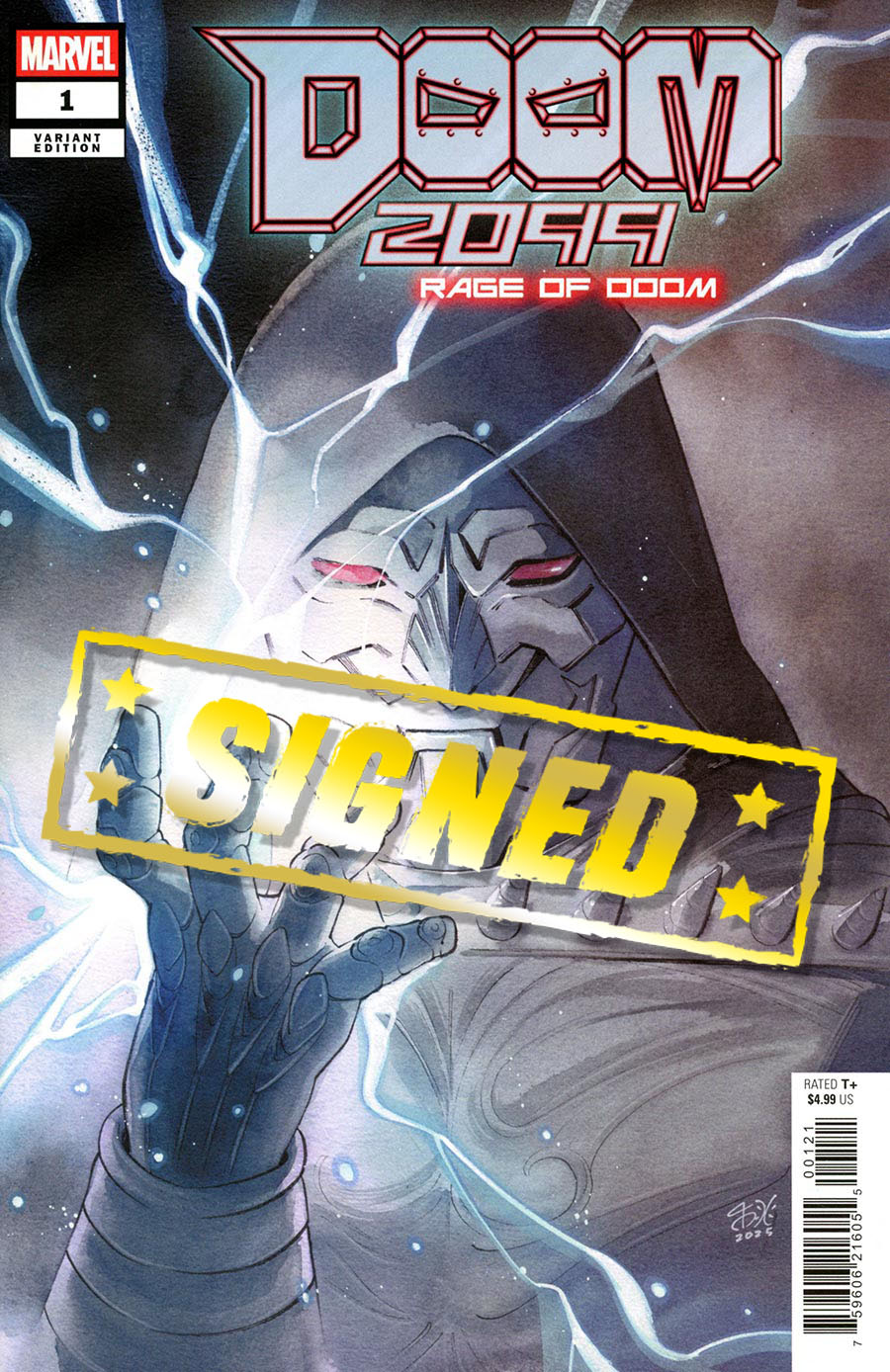 Doom 2099 Rage Of Doom #1 (One Shot) Cover G Variant Peach Momoko Cover Signed By Frank Tieri