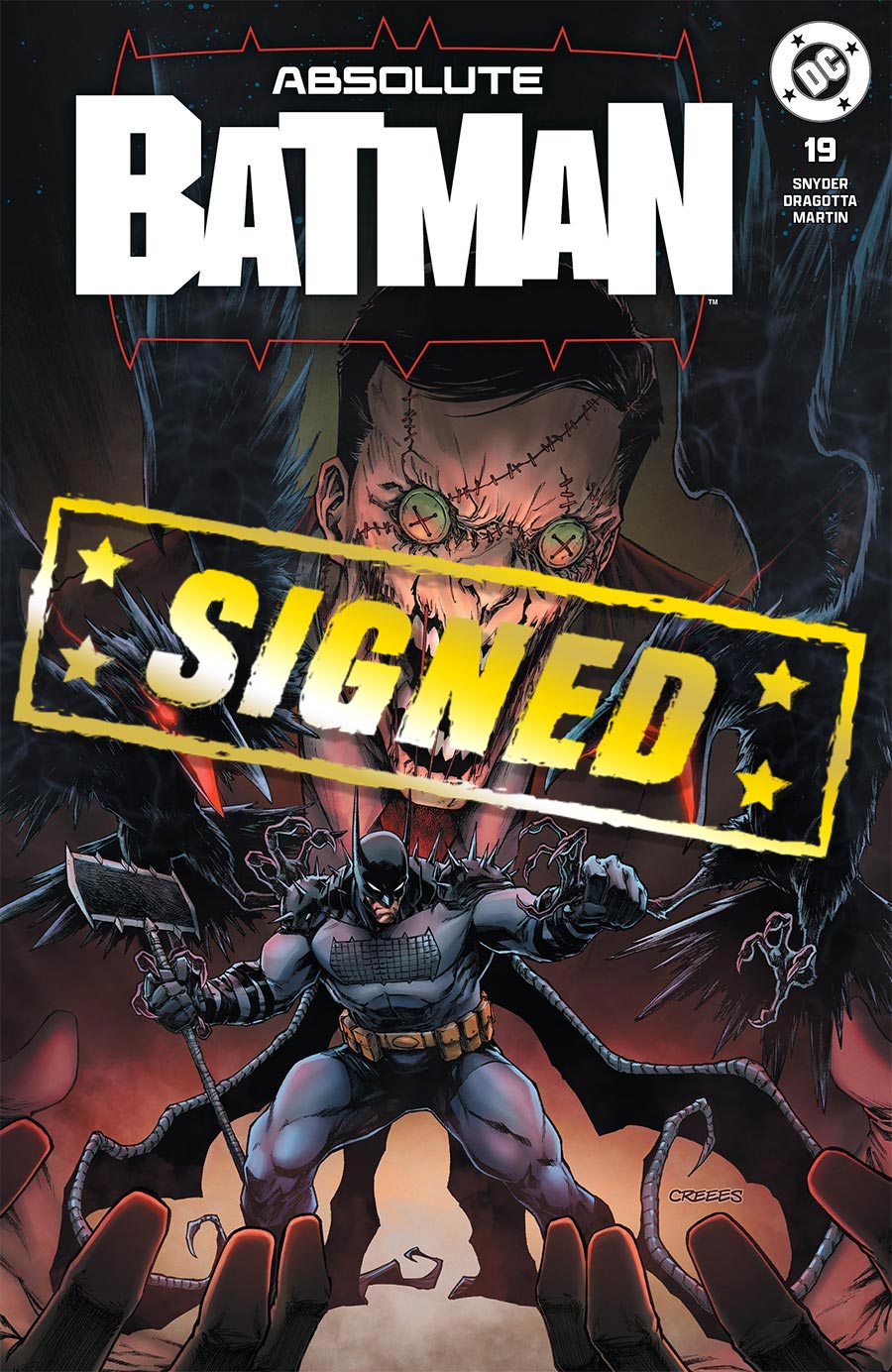 Absolute Batman #19  Midtown Exclusive Cover A Creees Lee Variant Cover Signed By Creees Lee (DC All In)