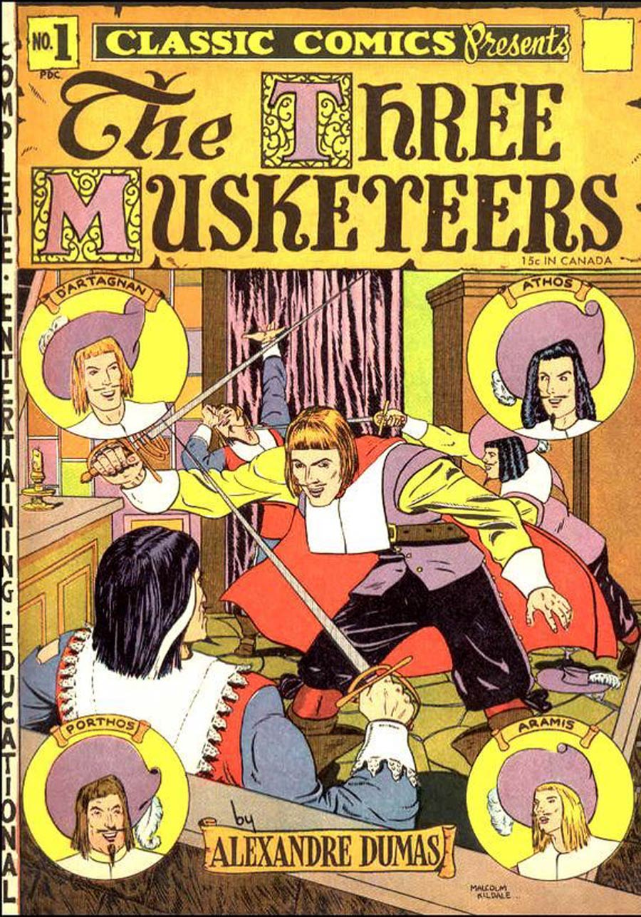 Classics Illustrated #1 Cover C 3rd Ptg The Three Musketeers