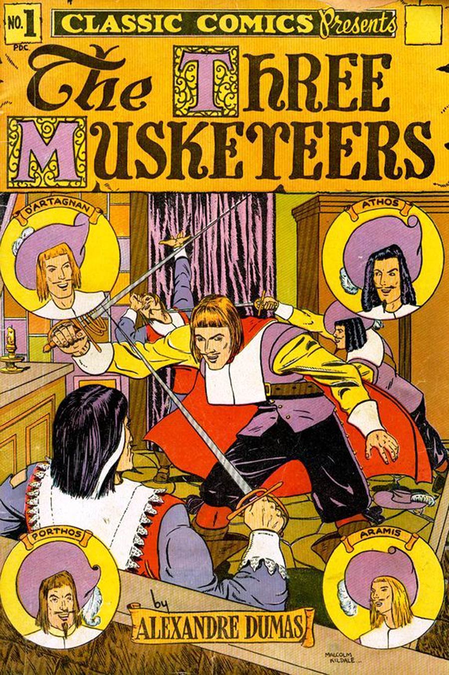 Classics Illustrated #1 Cover E 5th Ptg The Three Musketeers