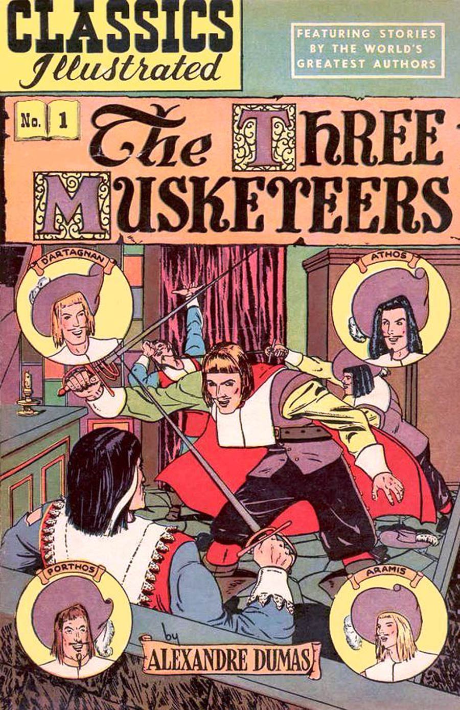 Classics Illustrated #1 Cover G 7th Ptg The Three Musketeers