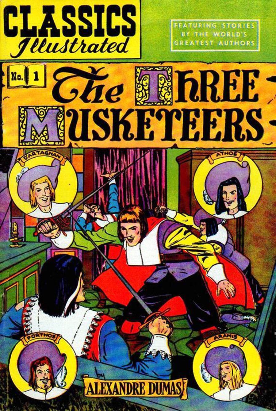 Classics Illustrated #1 Cover H 8th Ptg The Three Musketeers