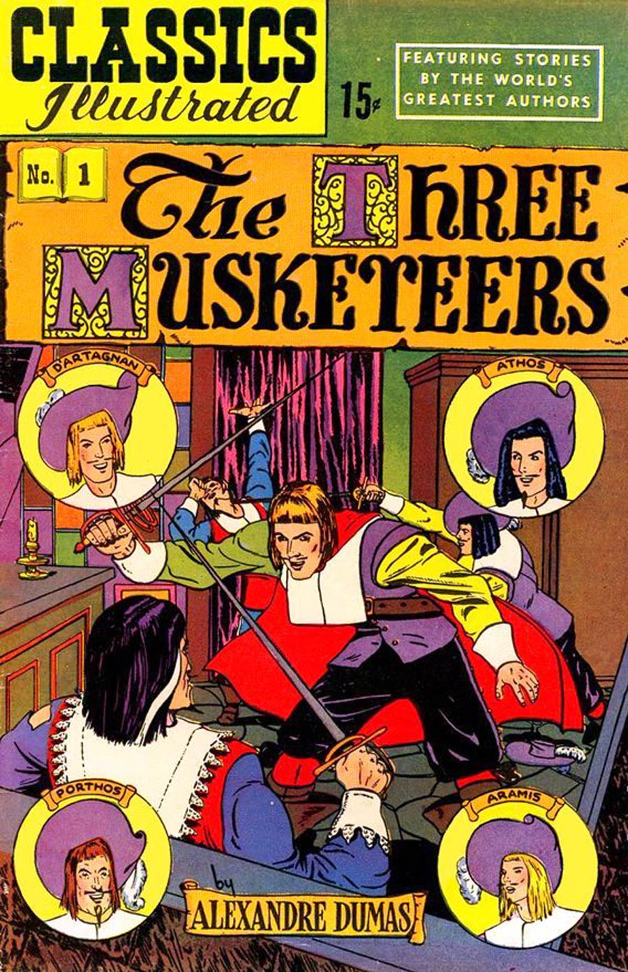 Classics Illustrated #1 Cover I 9th Ptg The Three Musketeers