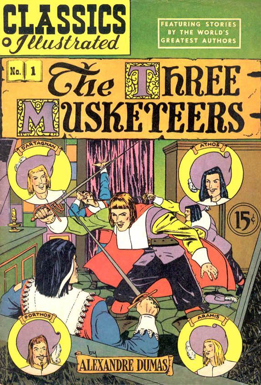 Classics Illustrated #1 Cover J 10th Ptg The Three Musketeers