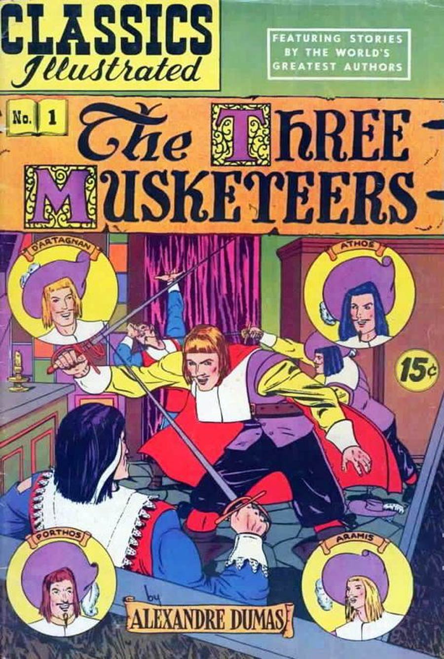 Classics Illustrated #1 Cover L 12th Ptg The Three Musketeers