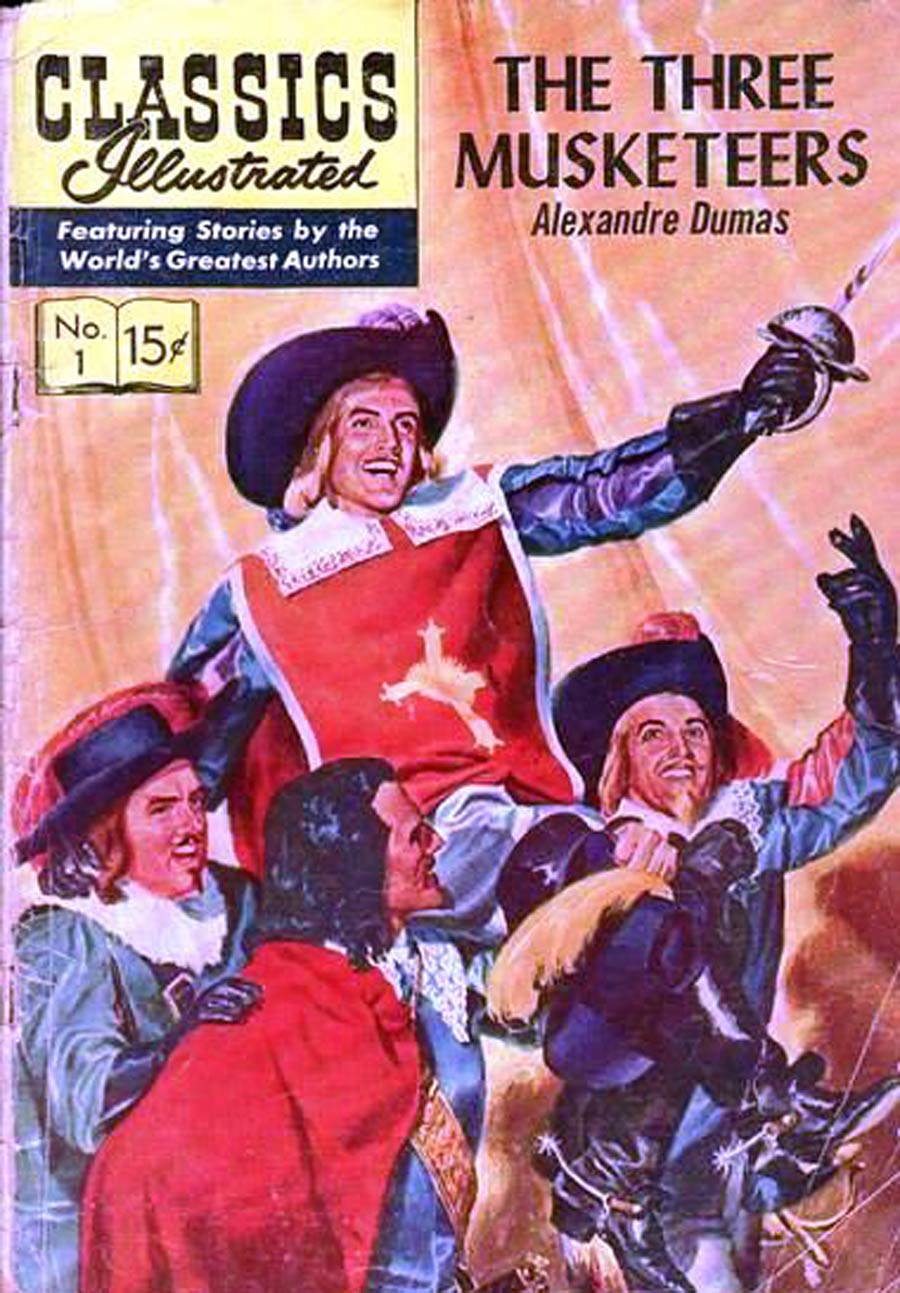 Classics Illustrated #1 Cover Q 17th And Later Ptgs The Three Musketeers