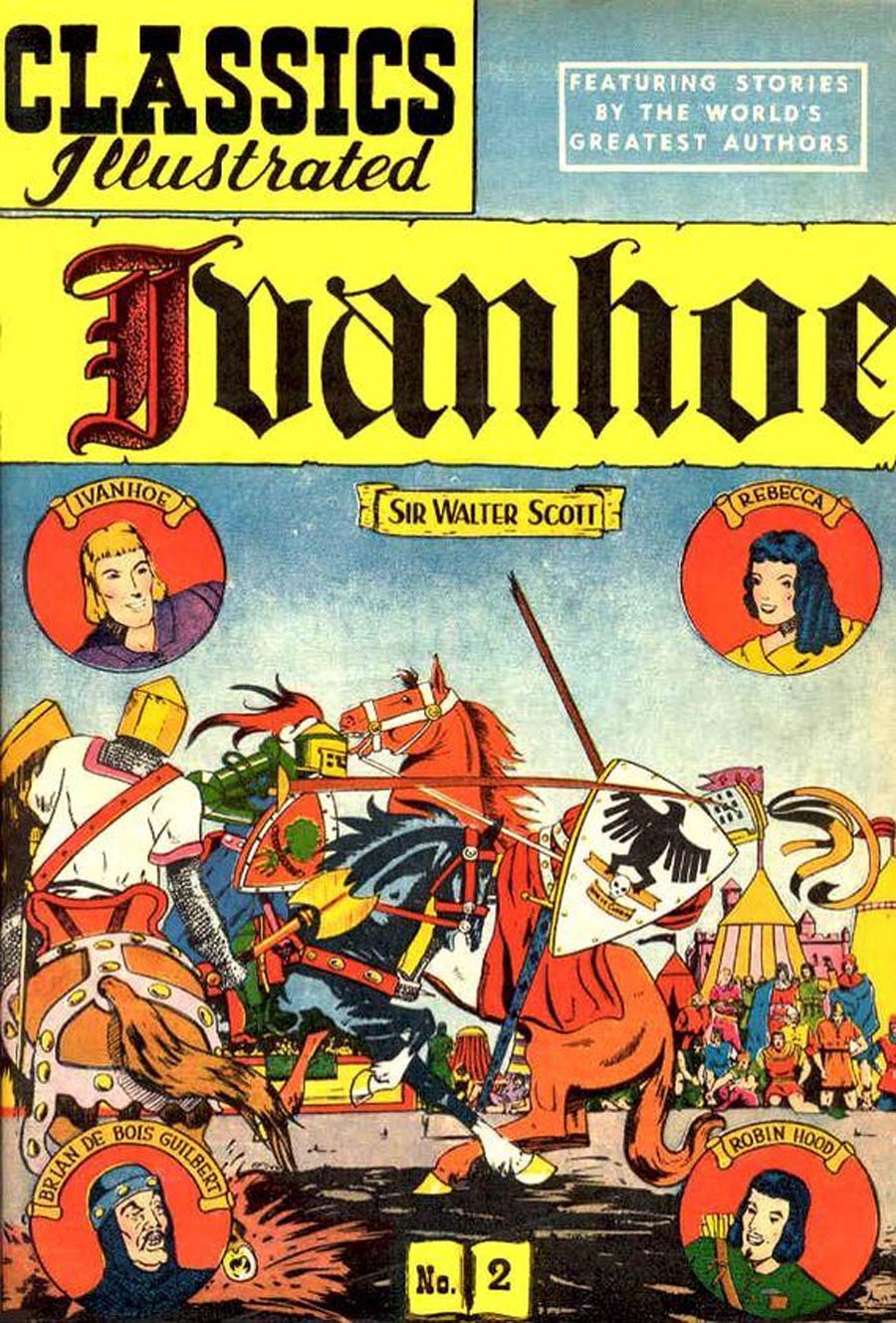Classics Illustrated #2 Cover H 8th Ptg Ivanhoe