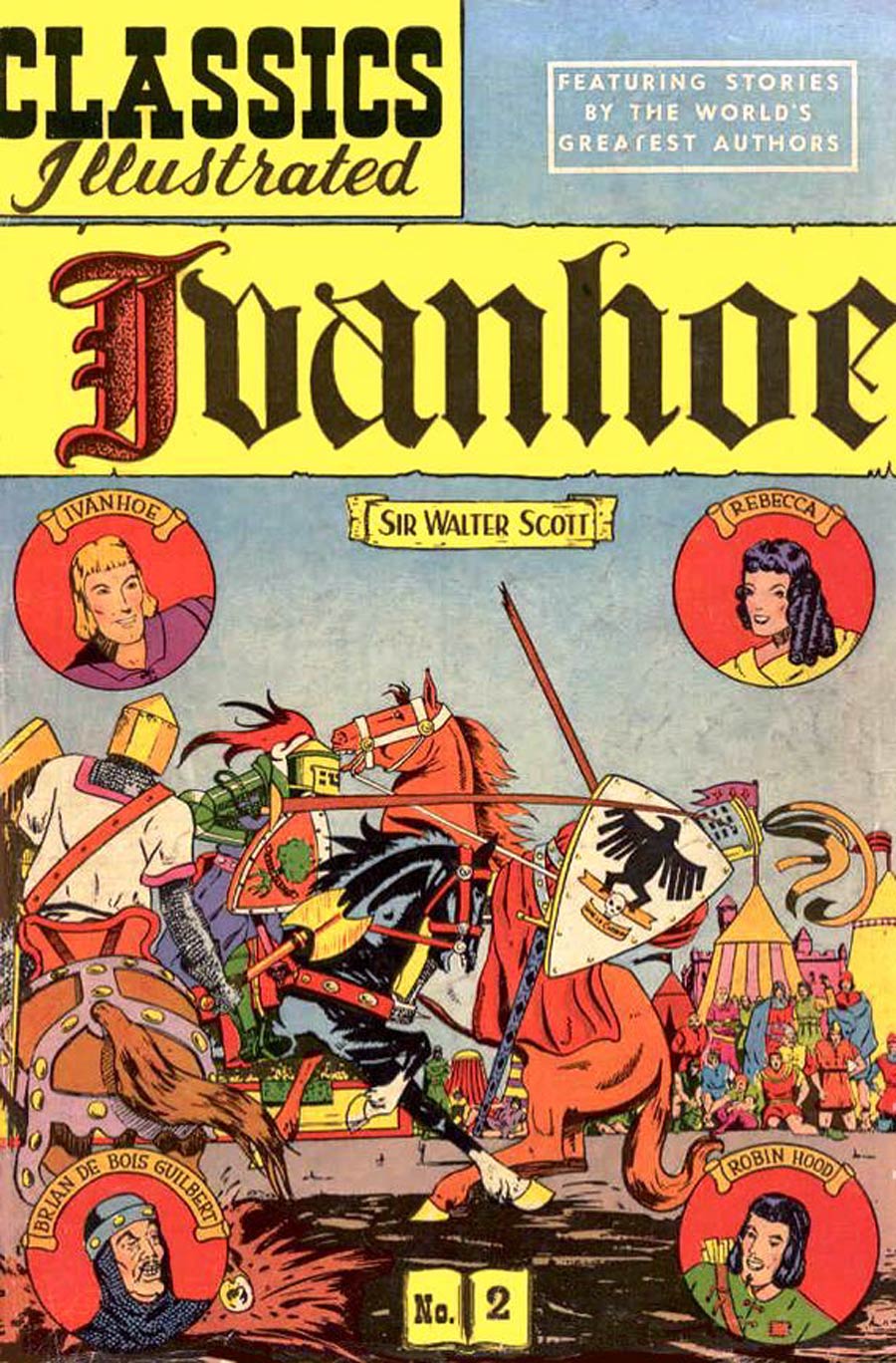 Classics Illustrated #2 Cover I 9th And Later Ptgs Ivanhoe