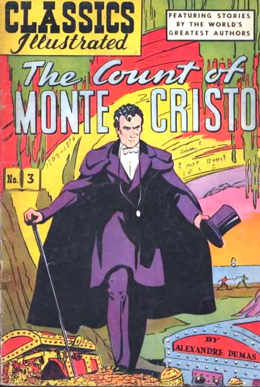 Classics Illustrated #3 Cover I 9th And Later Ptgs The Count of Monte Cristo