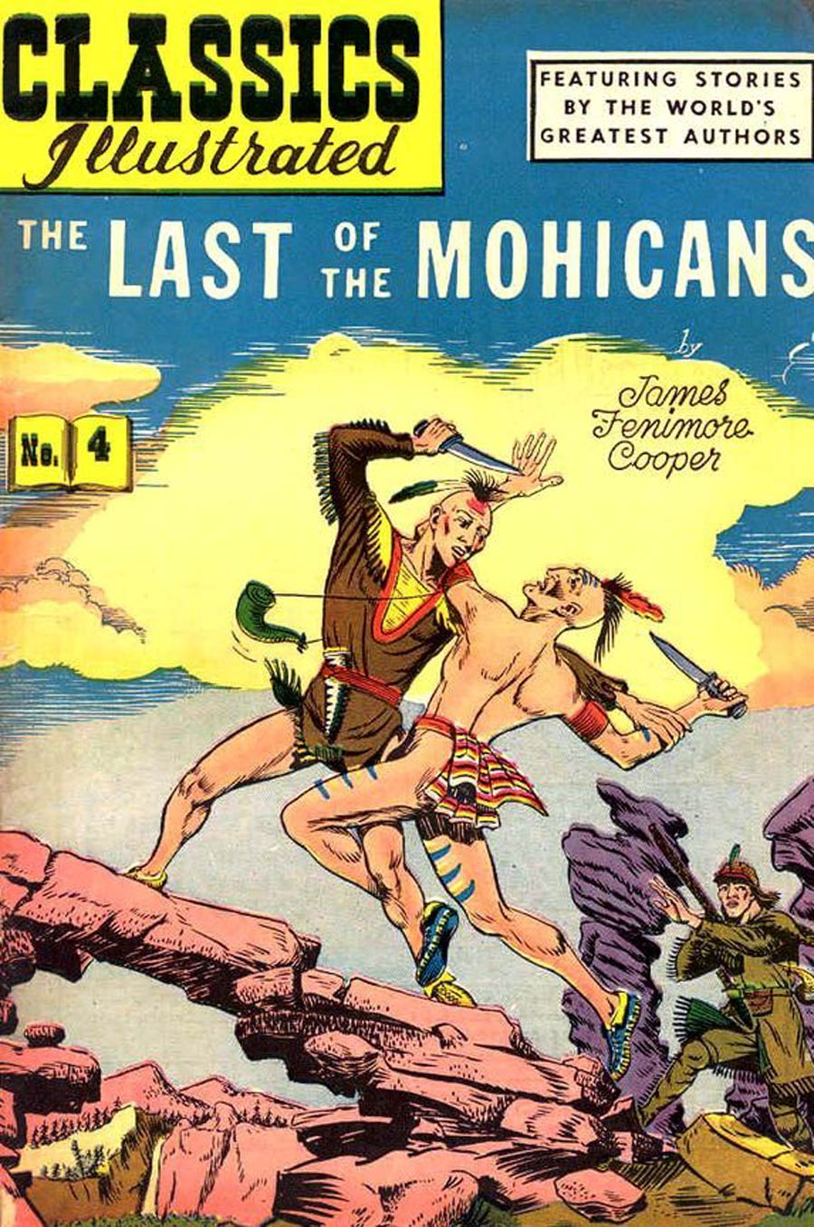 Classics Illustrated #4 Cover I 9th And Later Ptgs The Last of the Mohicans