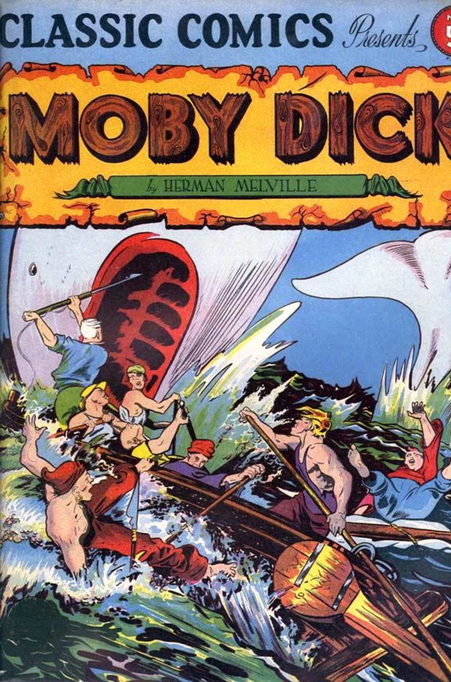 Classics Illustrated #5 Cover B 2nd Ptg Moby Dick