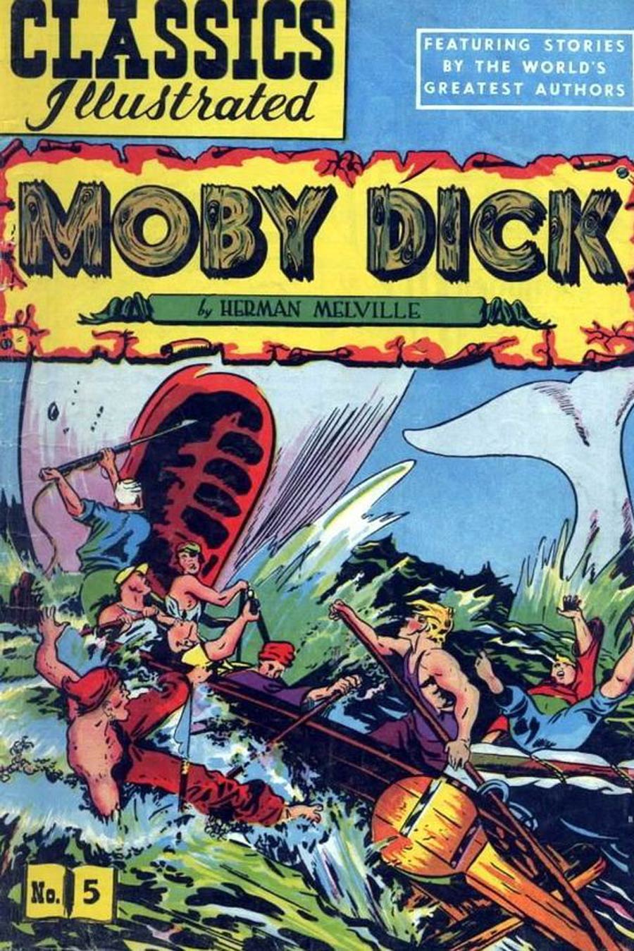 Classics Illustrated #5 Cover I 9th And Later Ptgs Ptg Moby Dick