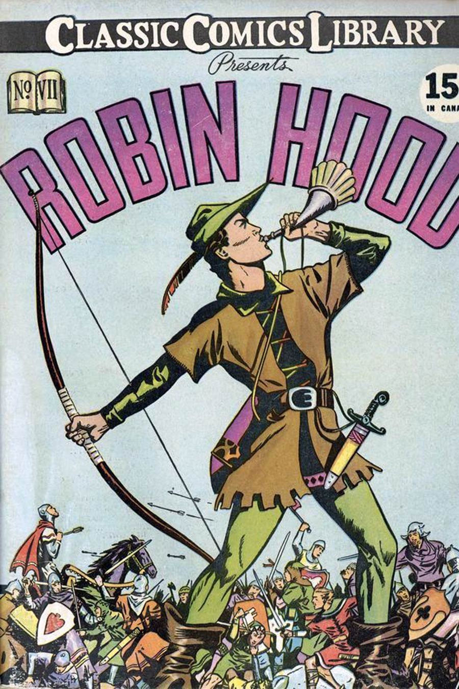 Classics Illustrated #7 Robin Hood Cover C 3rd Ptg