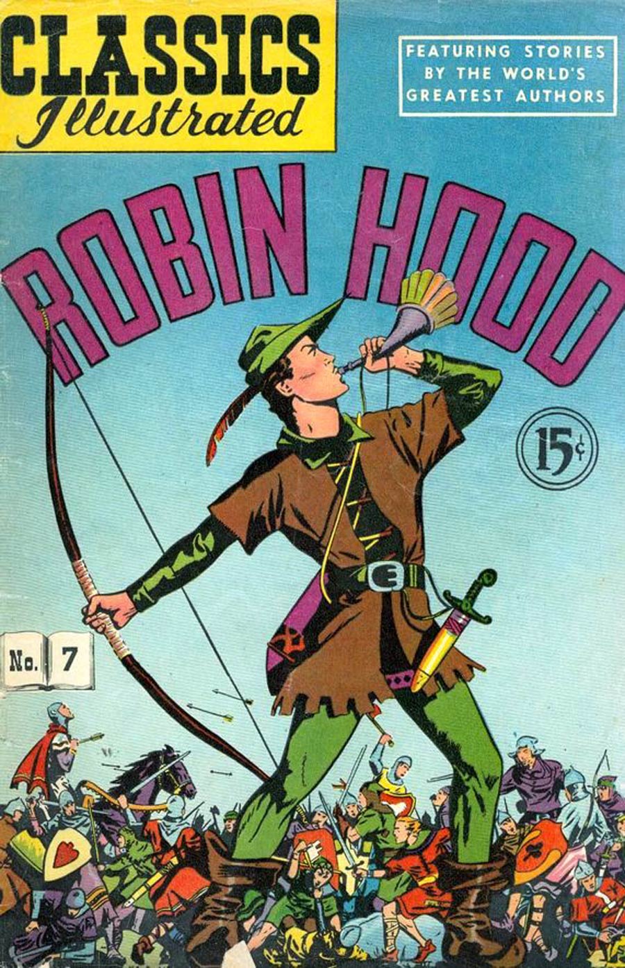 Classics Illustrated #7 Robin Hood Cover I 9th And Later Ptgs