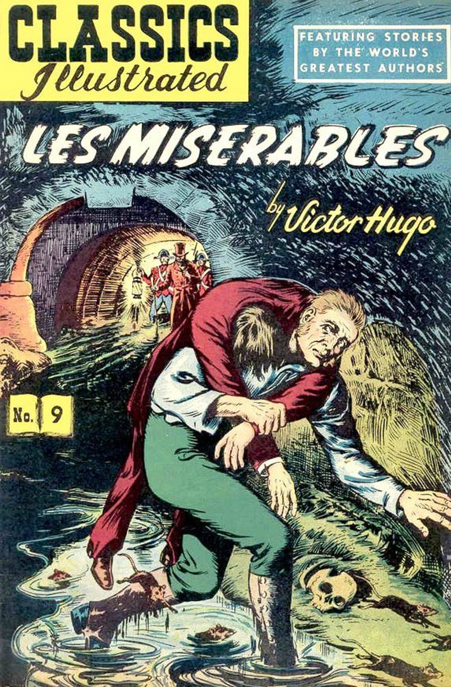 Classics Illustrated #9 Cover G 6th Ptg Les Miserables Paper Cover