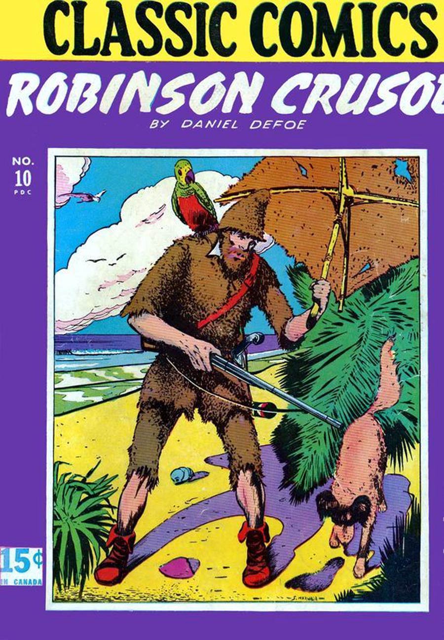 Classics Illustrated #10 Cover F 4th Ptg Robinson Crusoe