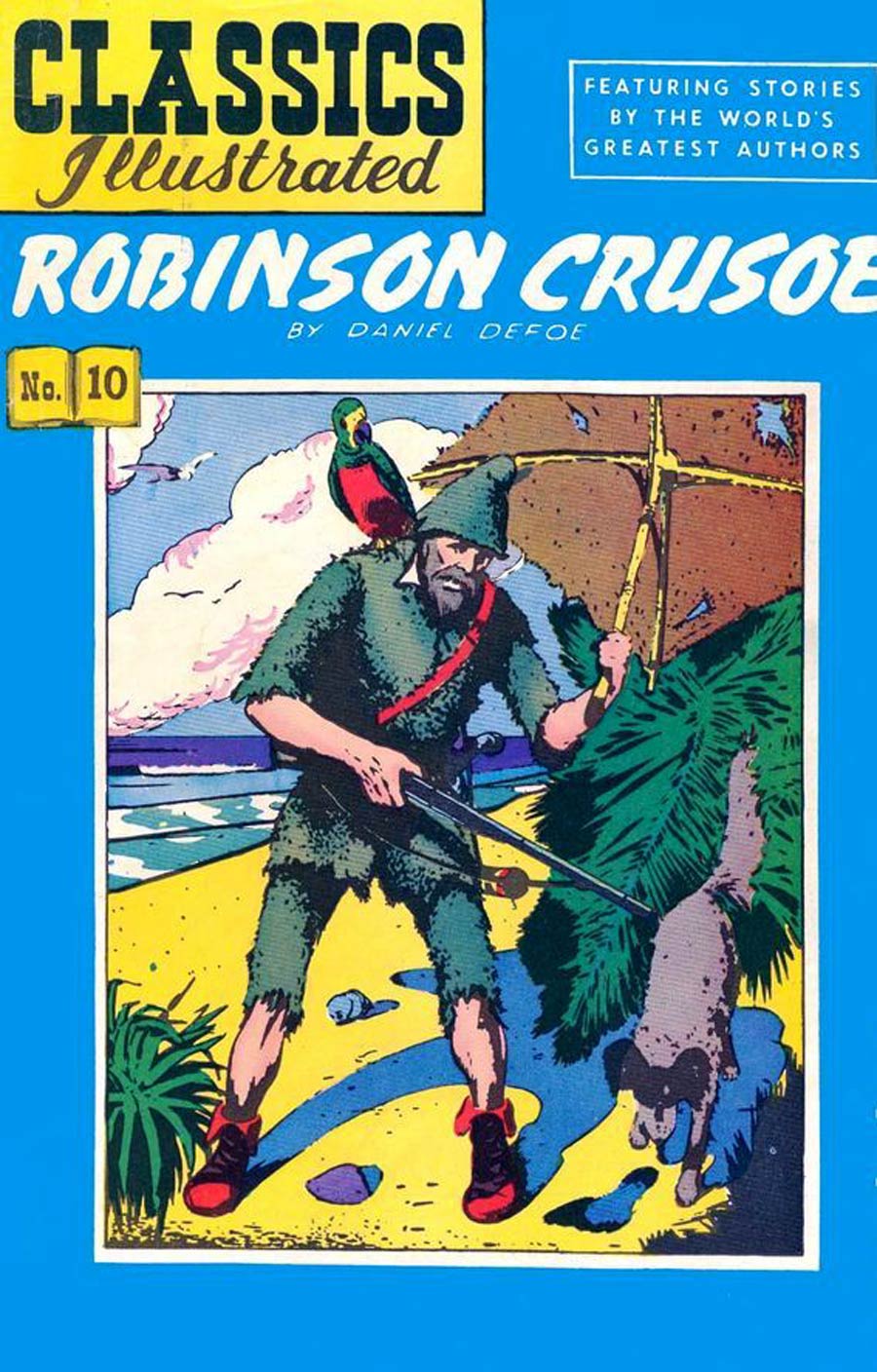 Classics Illustrated #10 Cover I 7th Ptg Robinson Crusoe