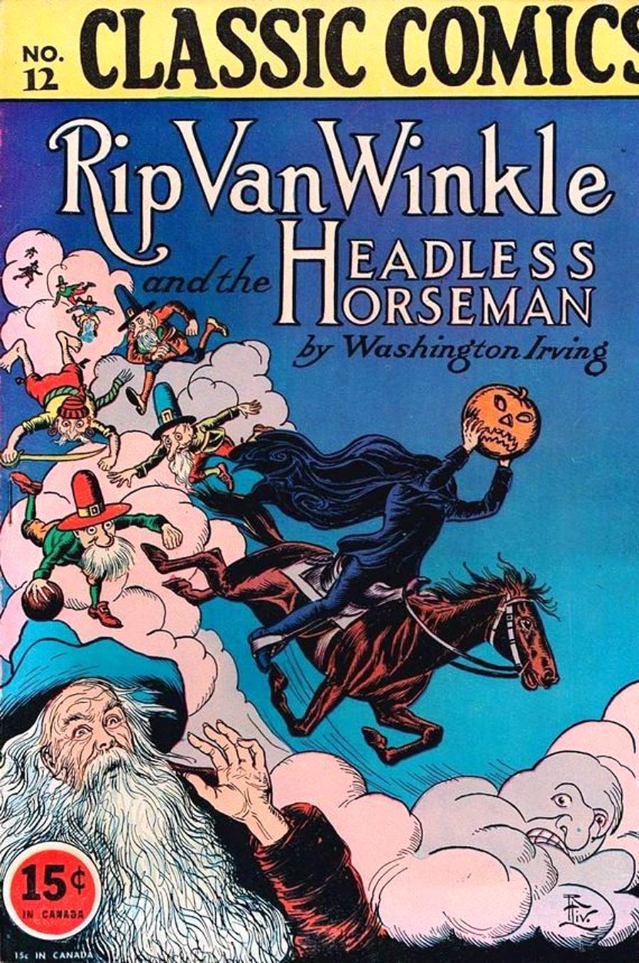 Classics Illustrated #12 Cover C 3rd Ptg Rip Van Winkle