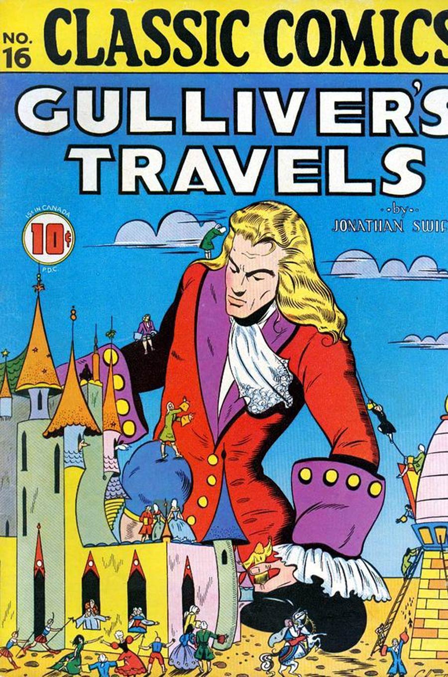 Classics Illustrated #16 Cover A 1st Ptg Gullivers Travels