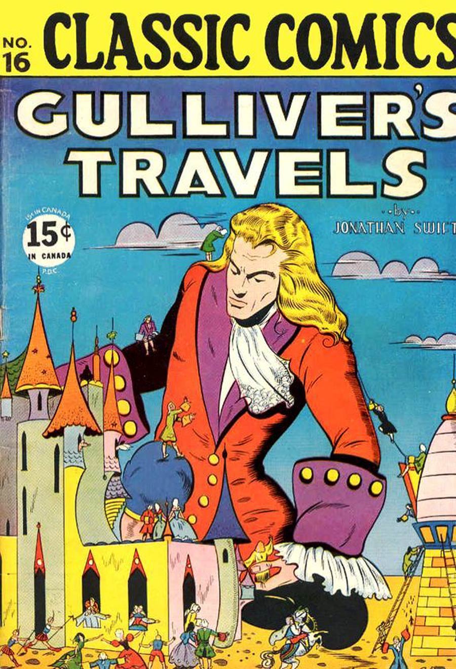 Classics Illustrated #16 Cover B 2nd Ptg Gullivers Travels