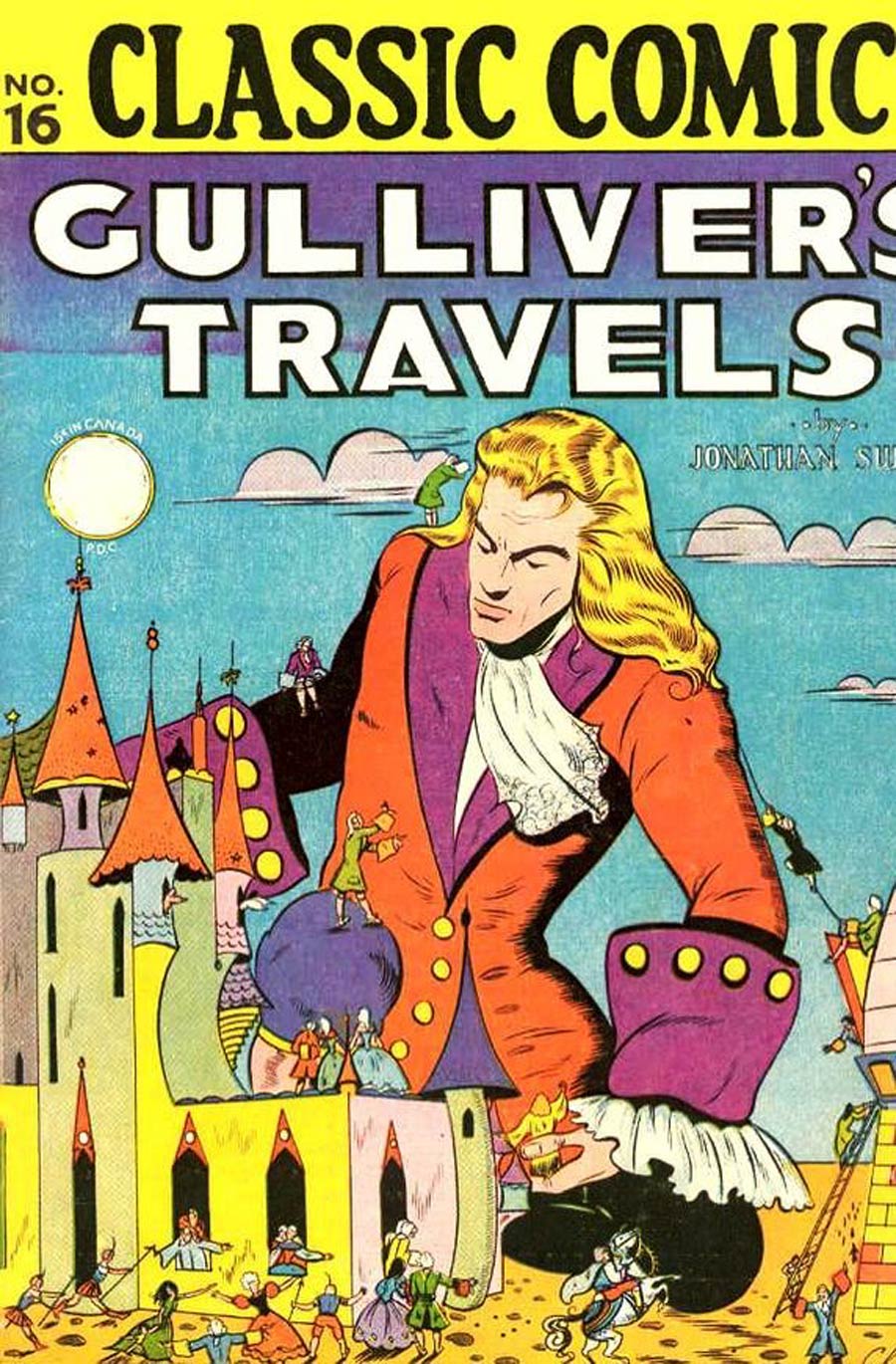 Classics Illustrated #16 Cover C 3rd Ptg Gullivers Travels