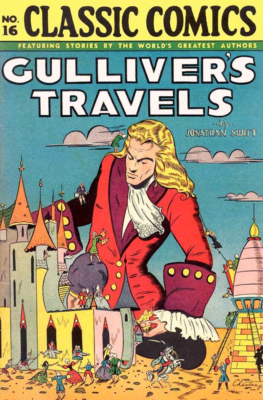 Classics Illustrated #16 Cover D 4th Ptg Gullivers Travels