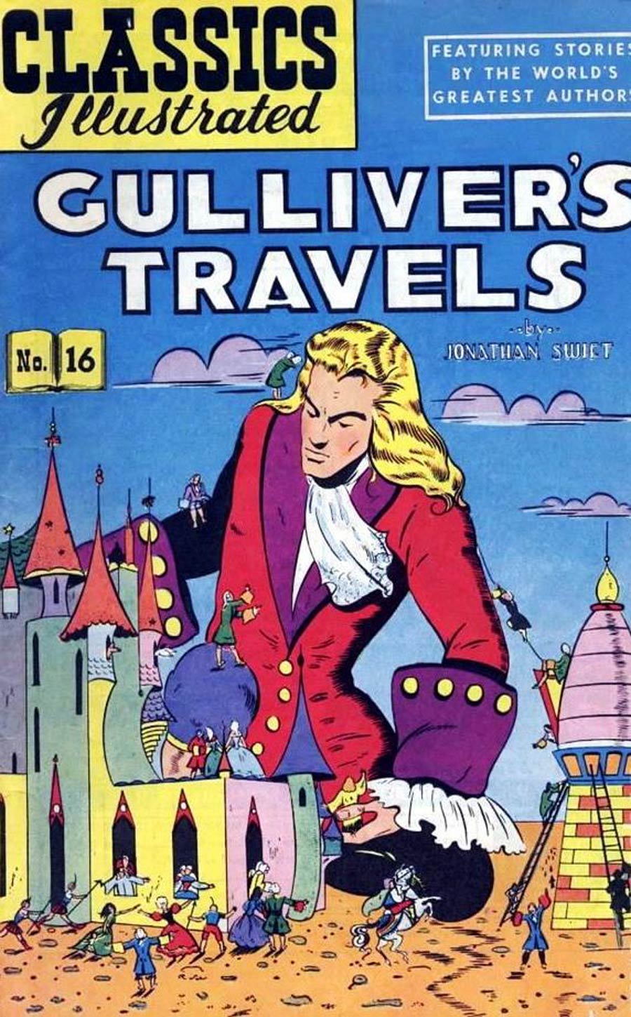 Classics Illustrated #16 Cover F 6th And Later Ptgs Ptg Gullivers Travels