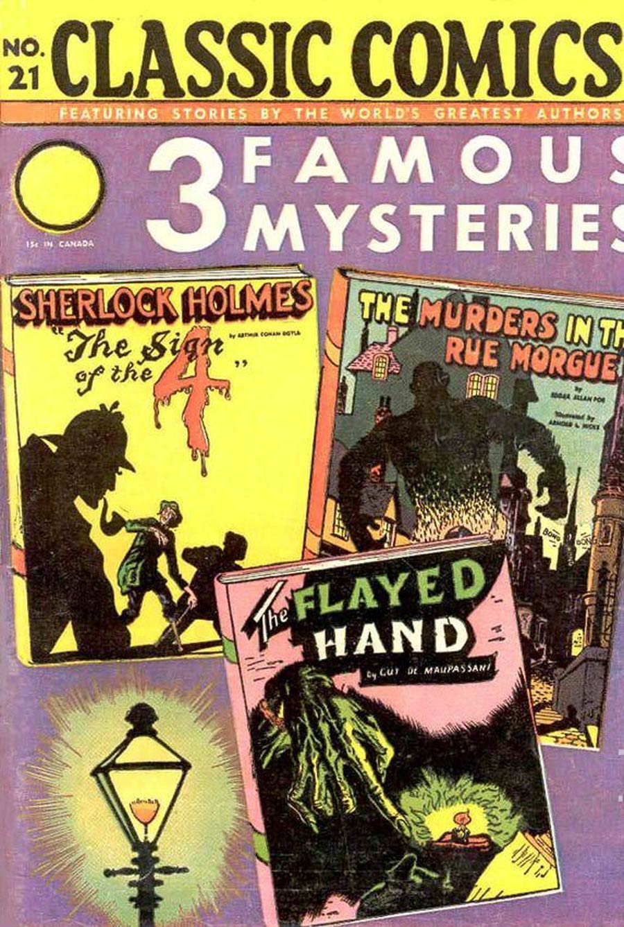 Classics Illustrated #21 Cover D 2nd Ptg Classic Comics 3 Famous Mysteries
