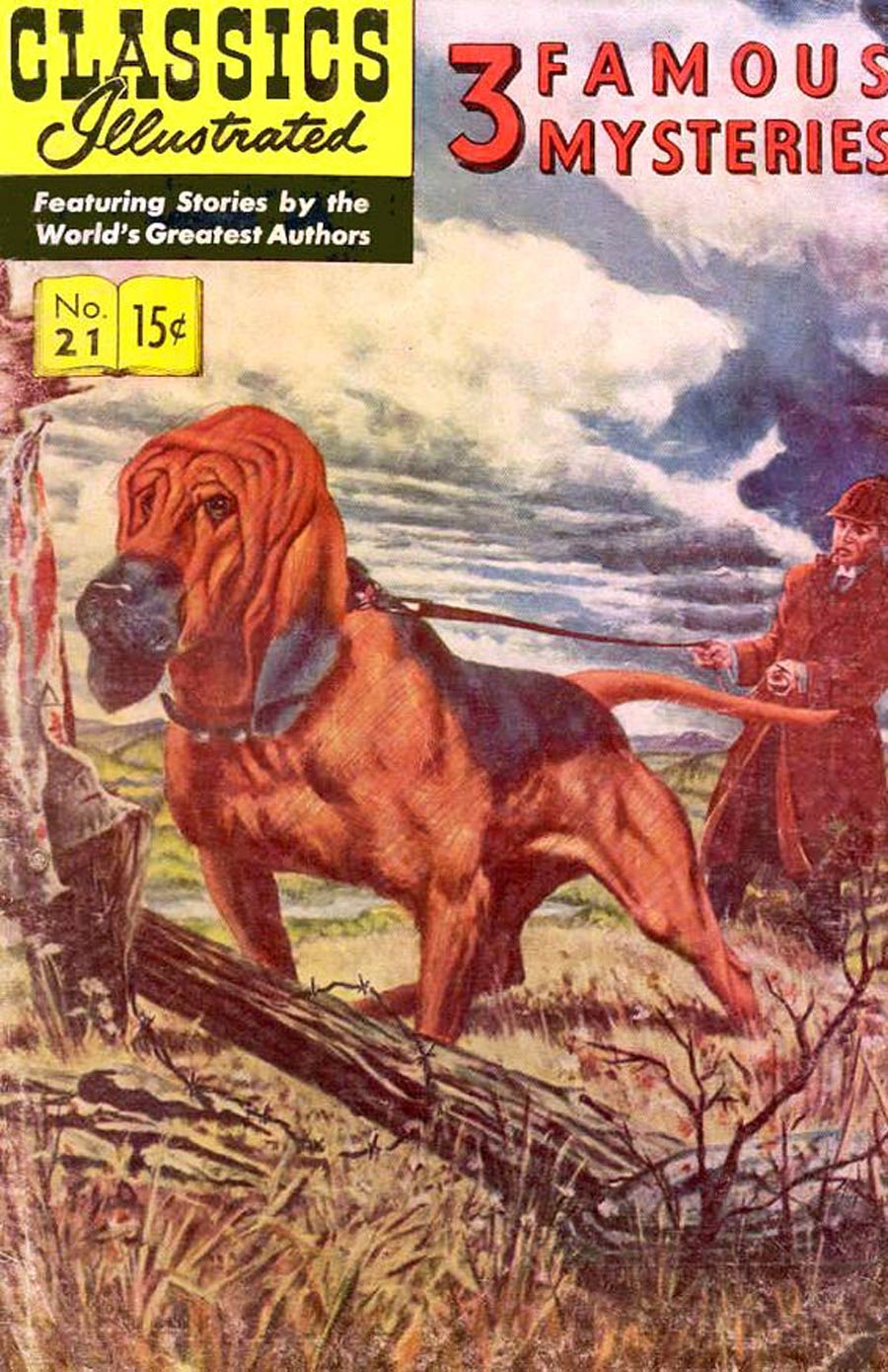Classics Illustrated #21 Cover I 7th Ptg Classic Comics 3 Famous Mysteries
