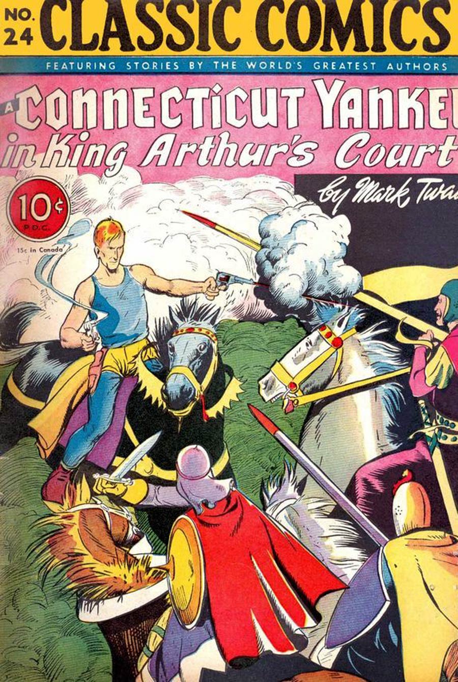 Classics Illustrated #24 Cover A 1st Ptg Classic Comics A Connecticut Yankee in King Arthurs Court