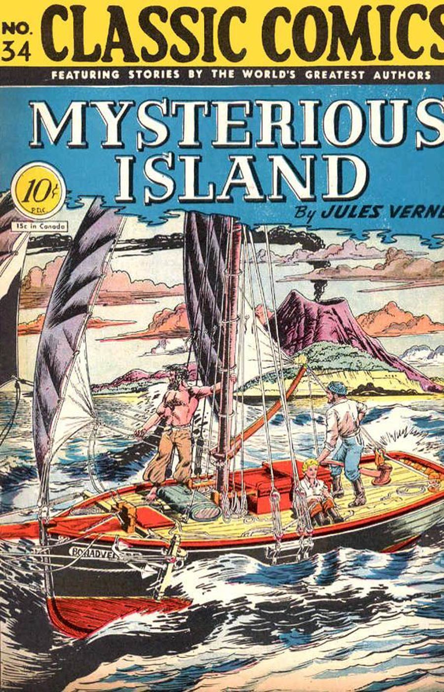Classics Illustrated #34 Cover A 1st Ptg Classic Comics Mysterious Island