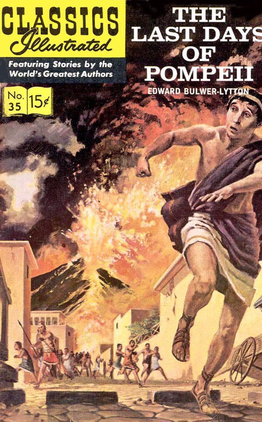 Classics Illustrated #35 Cover B 2nd Ptg The Last Days of Pompeii