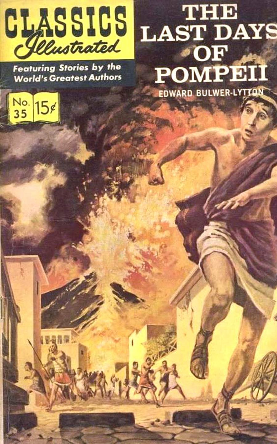 Classics Illustrated #35 Cover C 3rd Ptg The Last Days of Pompeii