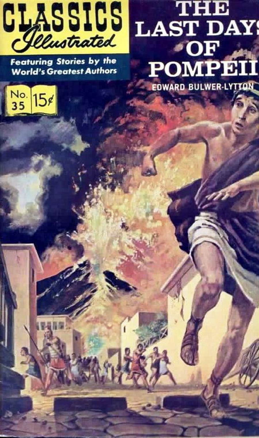 Classics Illustrated #35 Cover D 4th Ptg The Last Days of Pompeii