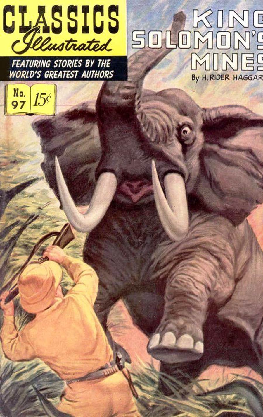 Classics Illustrated #97 Cover A 1st Ptg King Solomons Mines