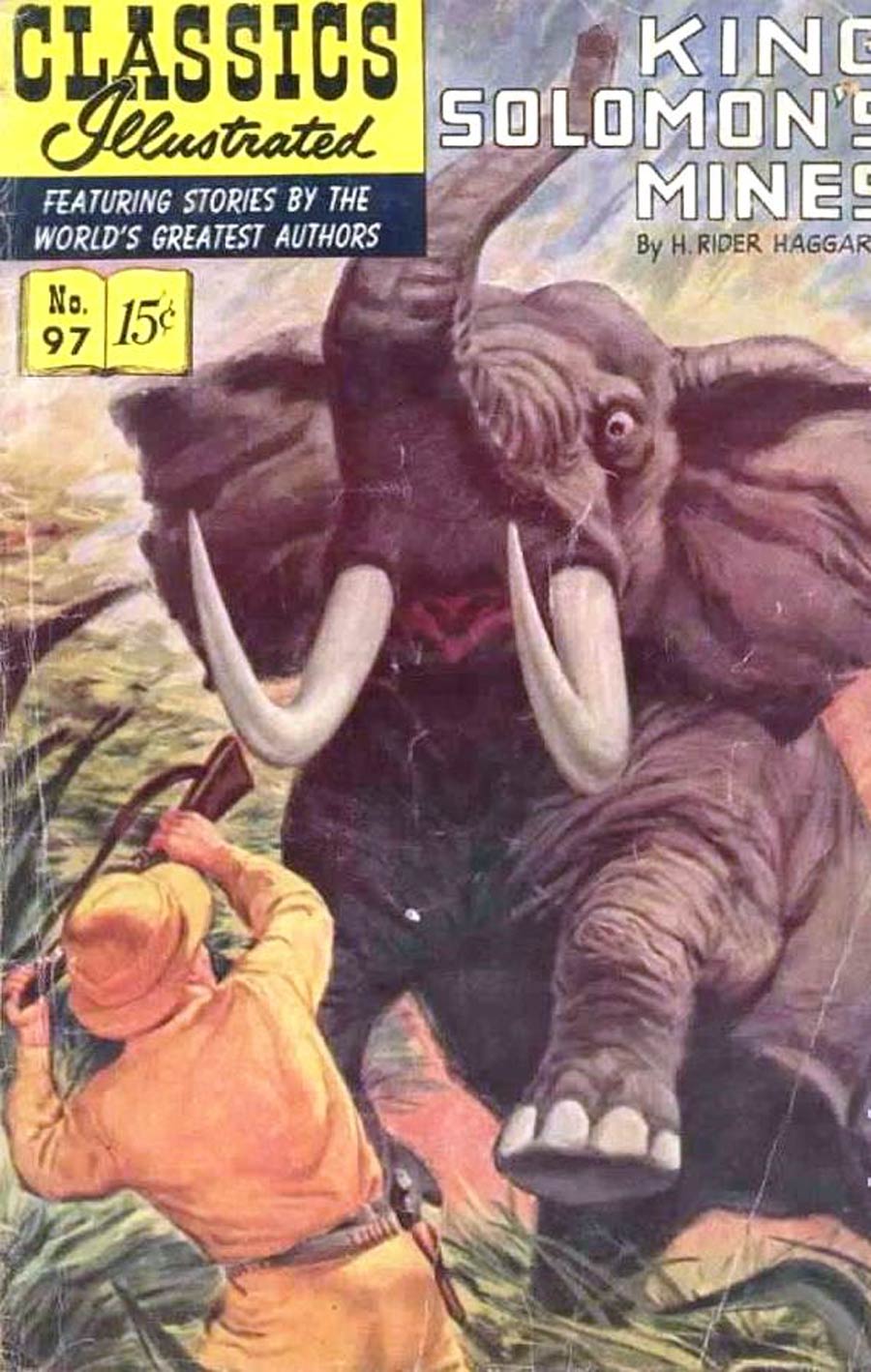 Classics Illustrated #97 Cover B 2nd Ptg King Solomons Mines