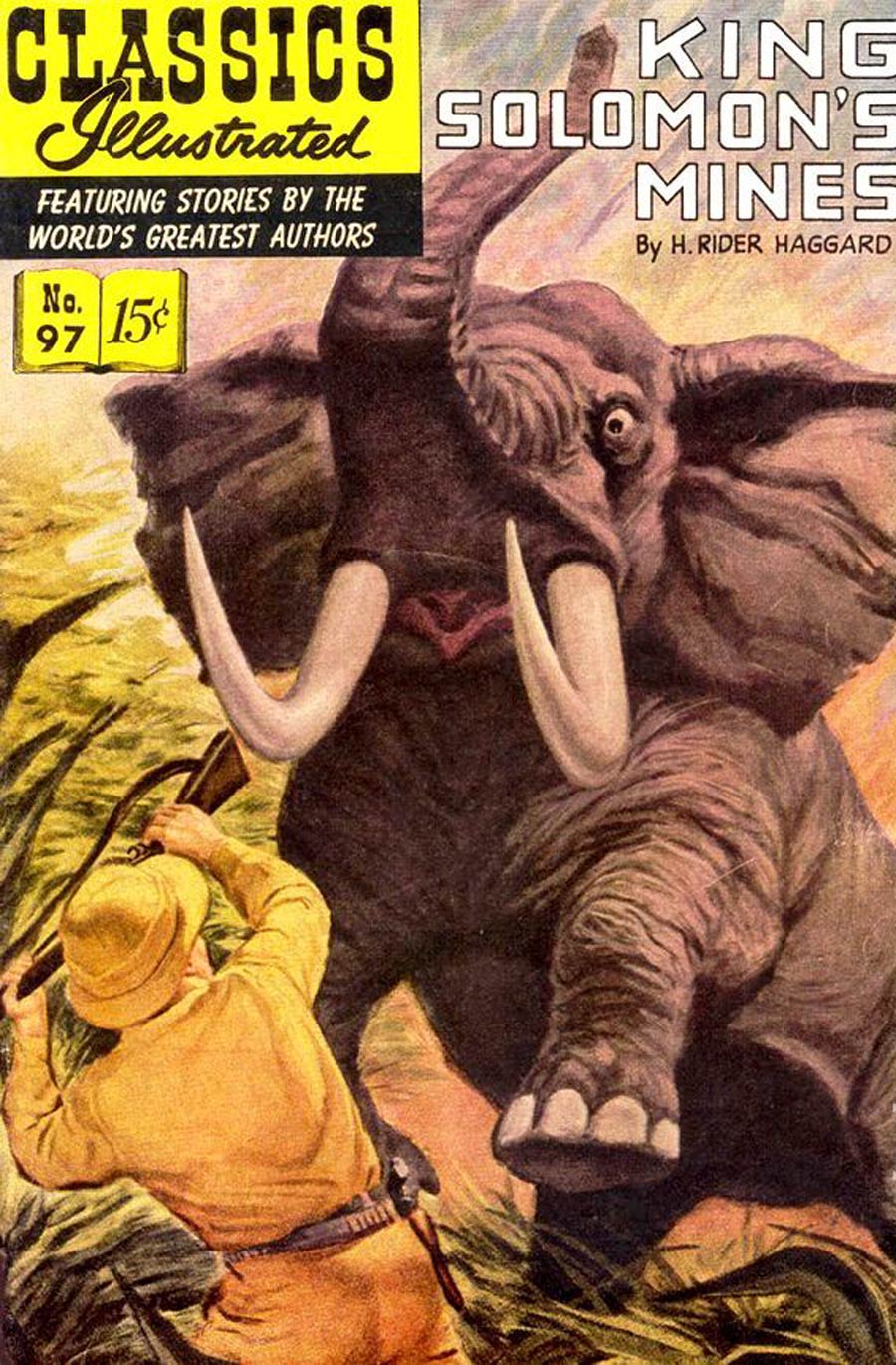 Classics Illustrated #97 Cover D 4th Ptg King Solomons Mines