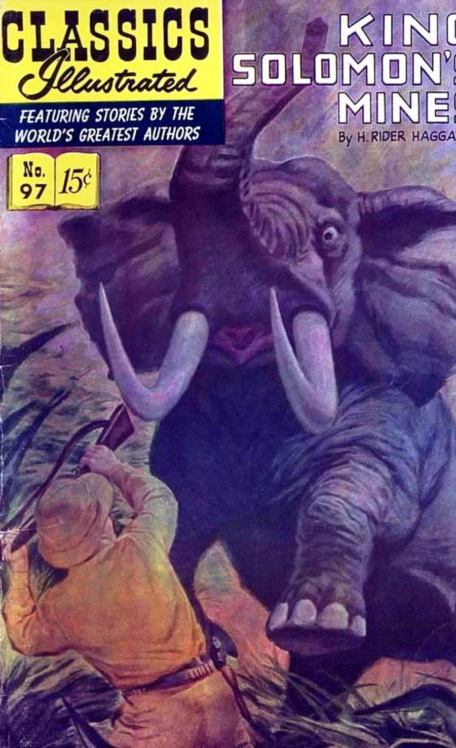 Classics Illustrated #97 Cover F 6th Ptg King Solomons Mines