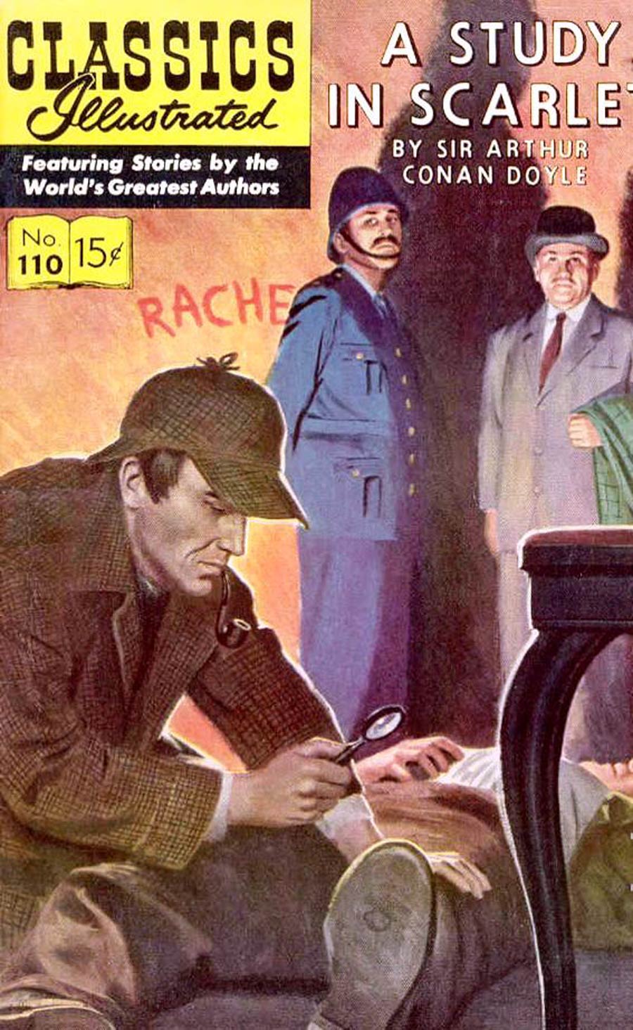 Classics Illustrated #110 Cover B 2nd Ptg A Study in Scarlet