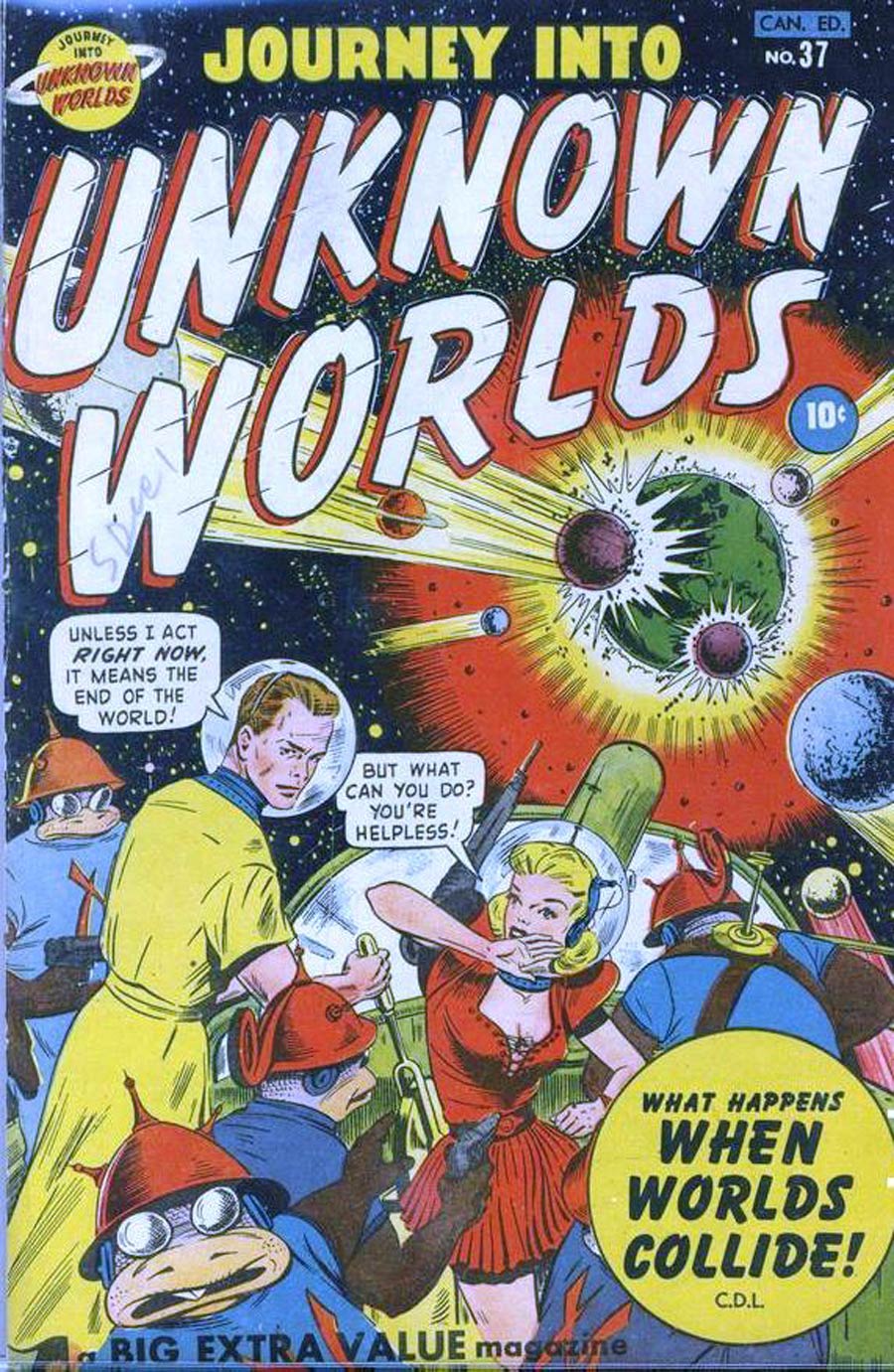 Journey Into Unknown Worlds (Atlas) #37 Cover B Canadian Edition