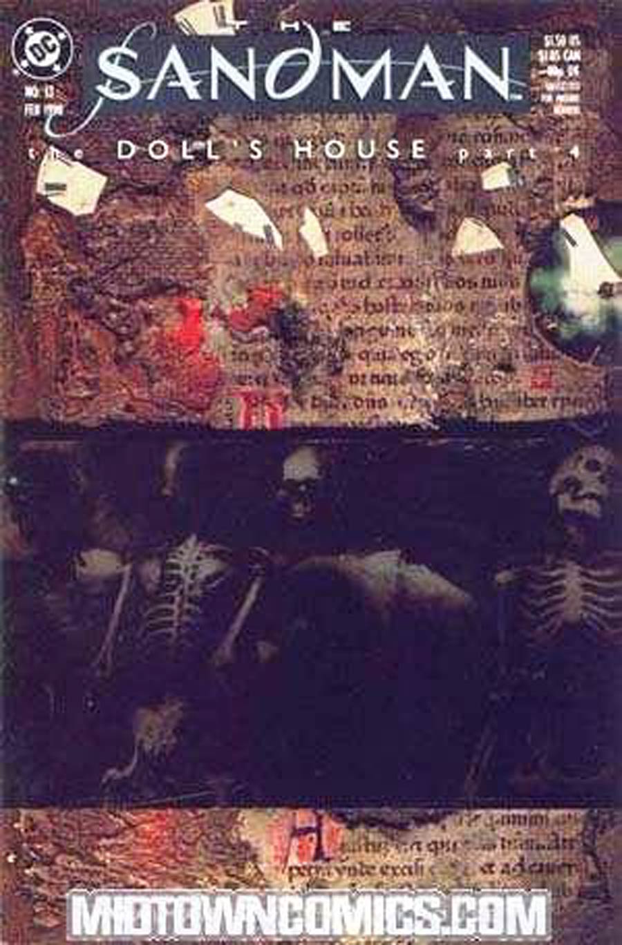 Sandman Vol 2 #13 Cover C Signed by Neil Gaiman (W/o CoA)