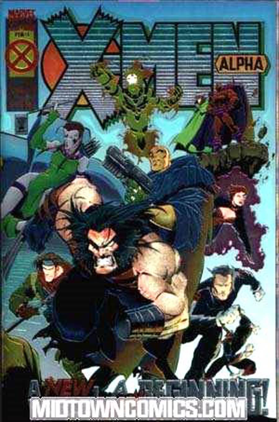 X-Men Alpha Cover E Chromium Cover Signed by Tim Townsend (W/o CoA)