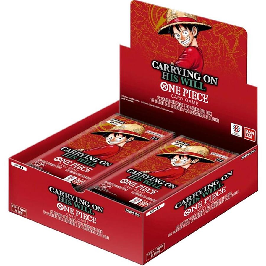 One Piece Carrying On His Will Booster Display (24-Count)