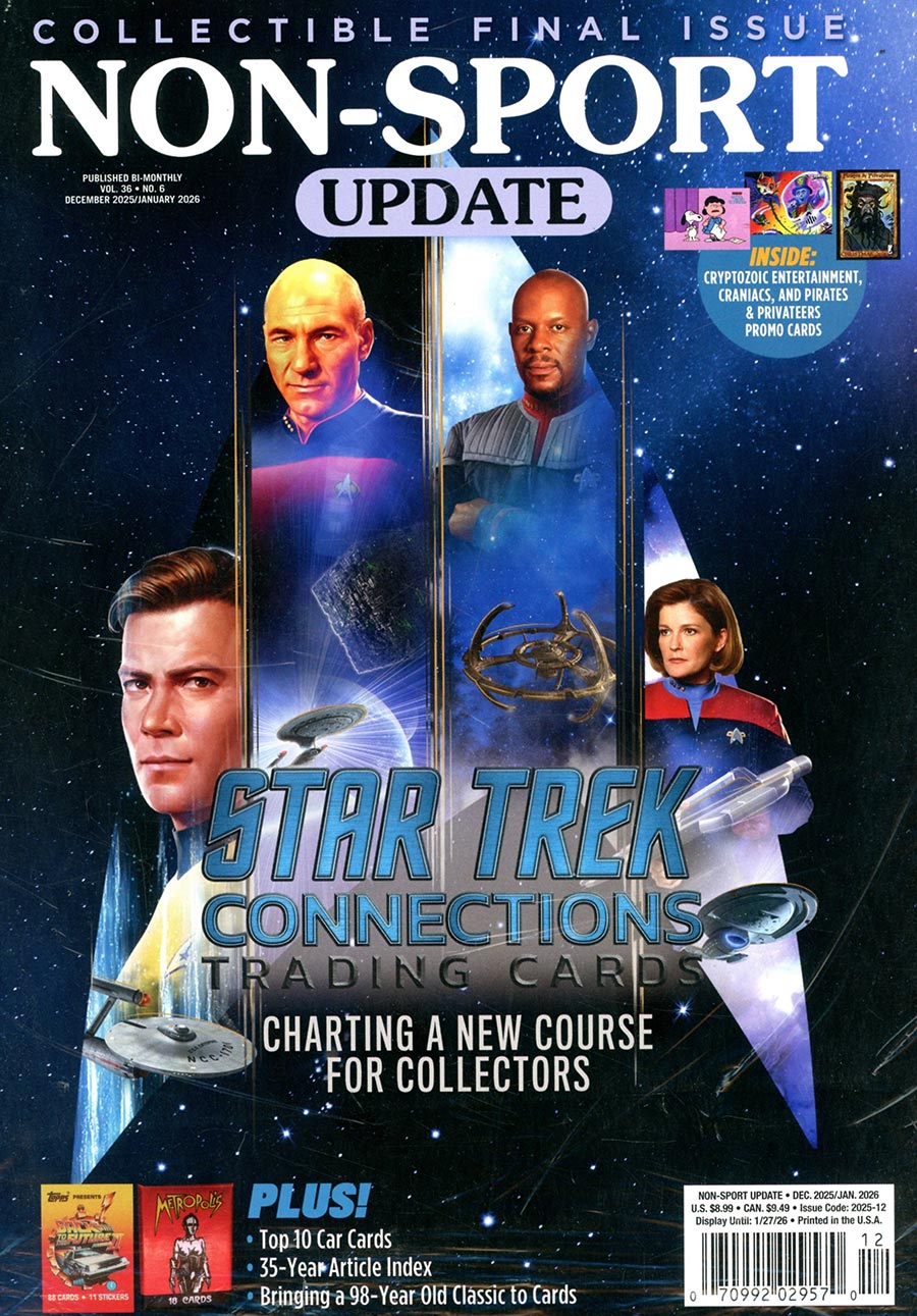 Non-Sport Update Vol 36 #6 December 2025 / January 2026