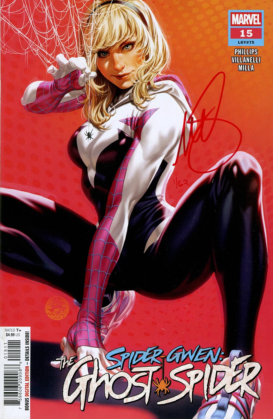 Spider-Gwen Ghost-Spider Vol 2 #15 Cover C DF Signed By Mark Brooks (#75)