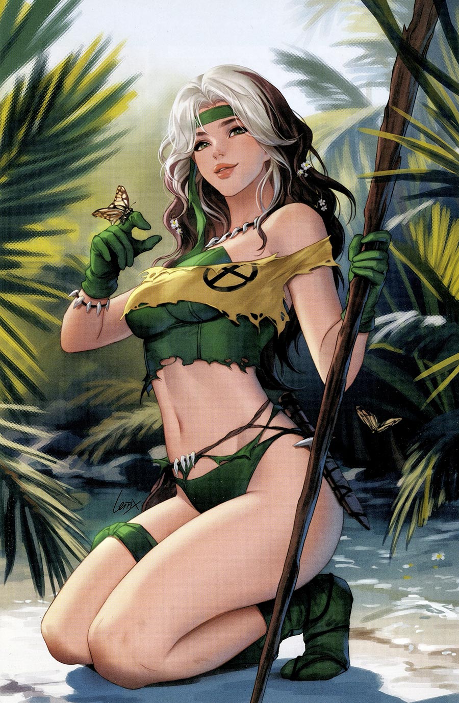 Rogue The Savage Land #1 Cover R DF Lesley Leirix Li Virgin Exclusive CGC Graded 9.6 Or Higher