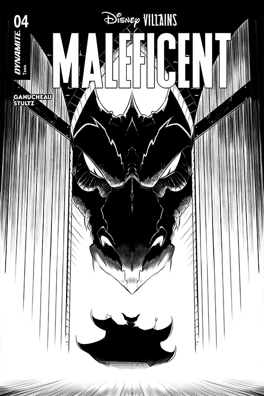 Disney Villains Maleficent Vol 2 #4 Cover I Incentive Robert Quinn Line Art Cover