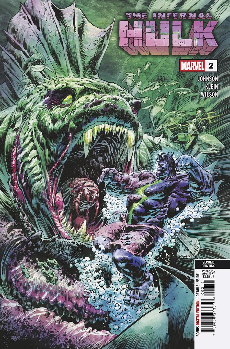 Infernal Hulk #2 Cover F 2nd Ptg Nic Klein Variant Cover