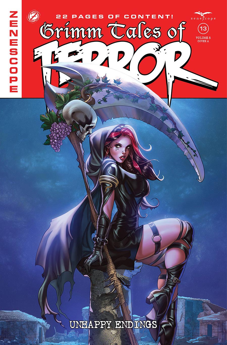 Grimm Fairy Tales Presents Grimm Tales Of Terror Vol 5 #13 Unhappy Endings Cover A Regular Create Kiss Kiss Cover