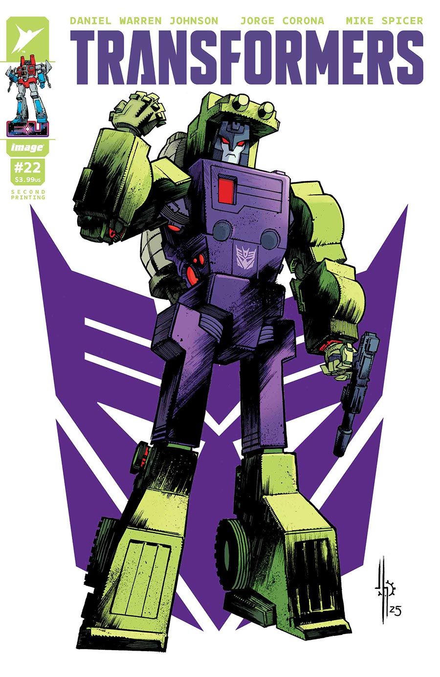 Transformers Vol 5 #22 Cover F 2nd Ptg A Jason Howard Decepticon Variant Cover